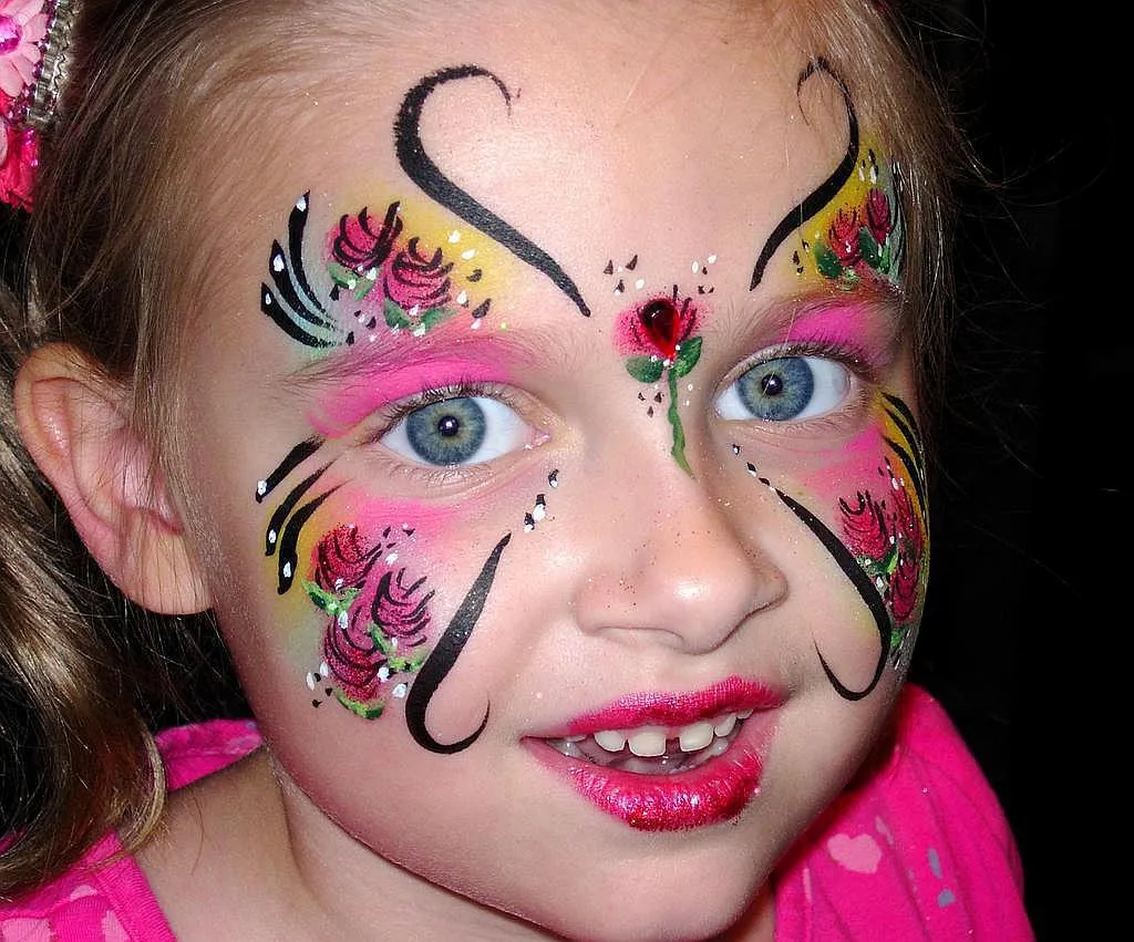 Butterfly Princess from Face Painting and Balloons